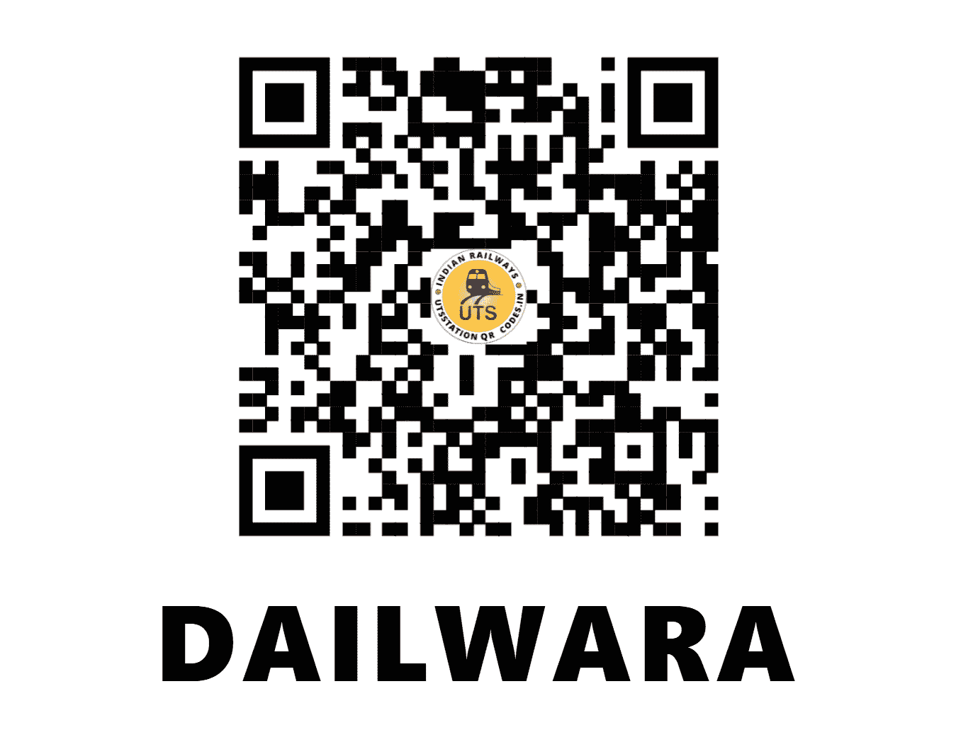 UTS QR Code for DAILWARA - DWA - NC (UTTAR PRADESH)